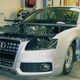 Illustration for article titled Watch an Audi A5 transform into a drag car
